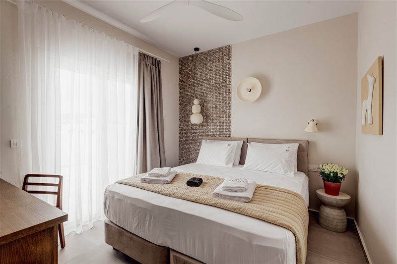 Deluxe Room with Premium Garden View Balcony & Lounge Beds at Armia Experience Hotel, Vári, Sýros